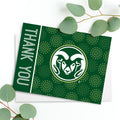 Colorado State Rams Thank You Card 10 Pack Green Inline