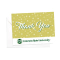 Colorado State Rams Thank You Card 10 Pack Horizontal Gold