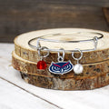 Fan Frenzy Gifts Florida Atlantic Owls Officially Licensed Bangle Bracelet