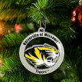 Missouri Tigers Silver Ornament by Fan Frenzy Gifts Officially Licensed NCAA