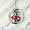 NC State University Wolf Logo Ornament with Engraving