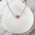 University of Utah Utes 1 Charm Silver by Fan Frenzy Gifts