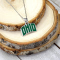 Fan Frenzy Gifts Ohio Bobcats Officially Licensed Dainty Fan Necklace