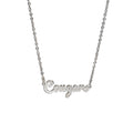 BYU Cougars Script Necklace