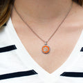 Clemson Cutout Necklace