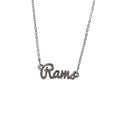 Colorado State Rams Script Necklace