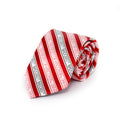 Wisconsin Badgers Striped Men's Necktie  Officially Licensed NCAA by Fan Frenzy Gifts