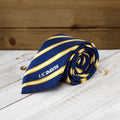 Fan Frenzy Gifts UC Davis Aggies Striped Formal  Men's Necktie  Officially Licensed NCAA