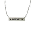 University of Iowa Hawkeyes BAR NECKLACE - Officially Licensed