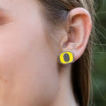 Oregon Ducks Post Earrings