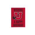 U of U Happy Birthday Swoop Card