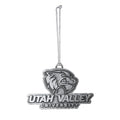 Utah Valley University UVU Shaped Metal Ornament