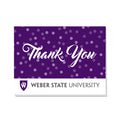 Weber State Dots Thank You Card - WSU Wildcats - Officially Licensed